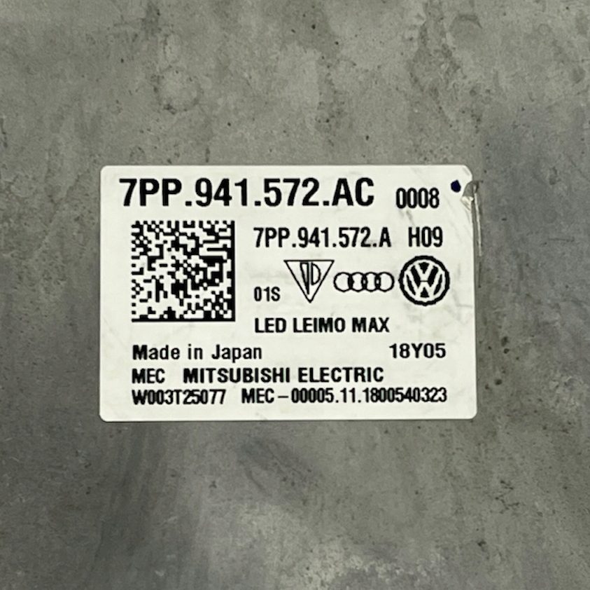 NEW OE LED MODULE CONTROL UNIT PORSCHE 911 991 MACAN CAYENNE BOXSTER PANAMERA BENTLEY BENTAYGA AUDI A3 RS3 A4 VW 7PP941572AC