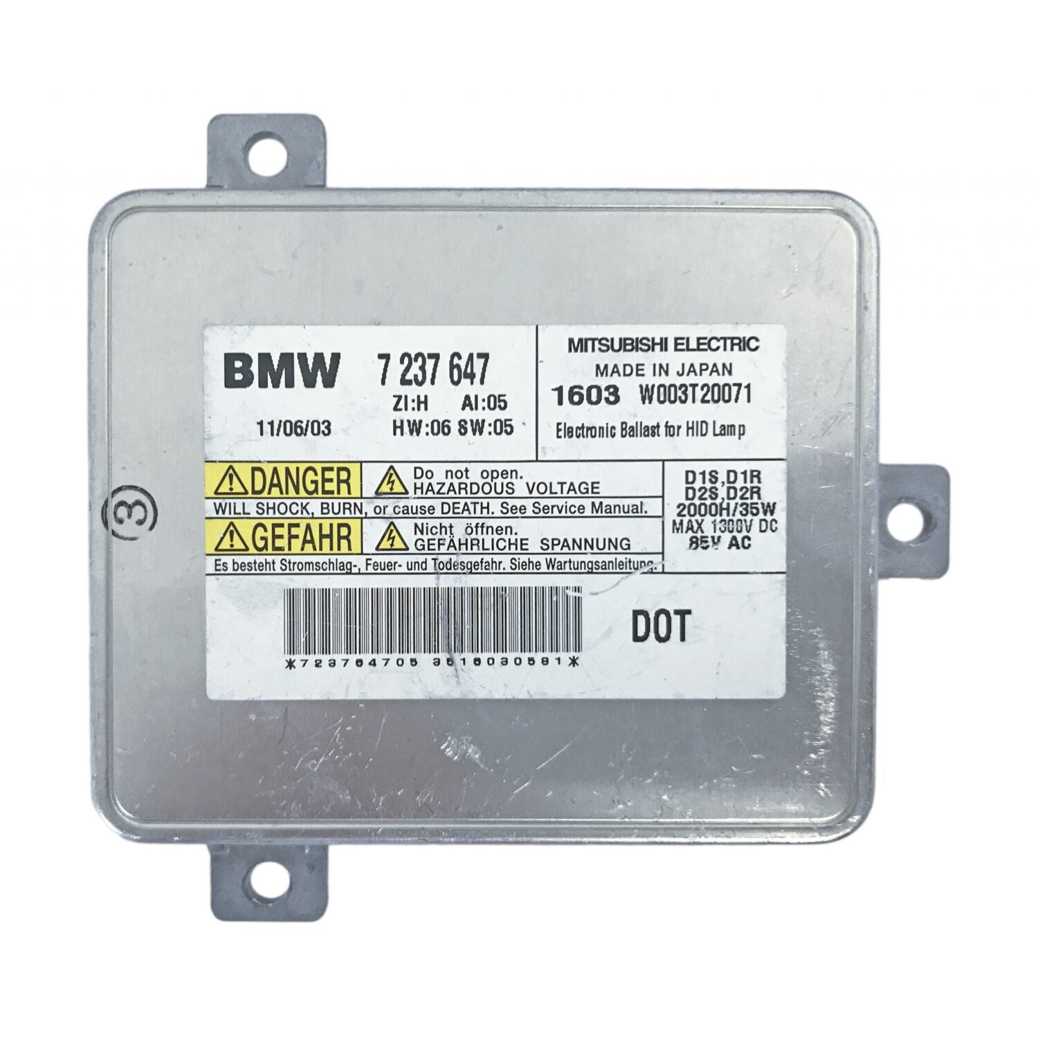 XENON PRZETWORNICA BMW 3 E90 5 F10 GT F01 7237647