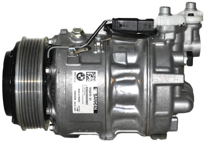 1x neuer Original-AC-Klimaanlagenkompressor für BMW 5er (G30, G31), 6er (G32), GT, 7er (G11, G12) – 7945819