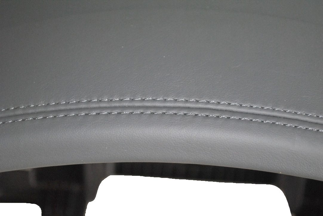 NOUVEAU TABLEAU DE BORD OEM EN CUIR GRIS AVEC NICKEL NOIR 2018 PORSCHE CAYENNE - 9Y1857033P