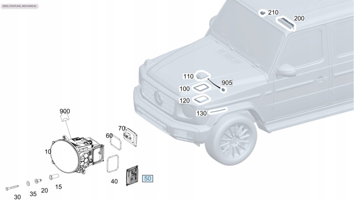NOUVEAU OE LED DRIVER MODULE MERCEDES W213 E-CLASS GLE GLS W167 W238 W290 W257 W463 MAYBACH 600 A2139000737