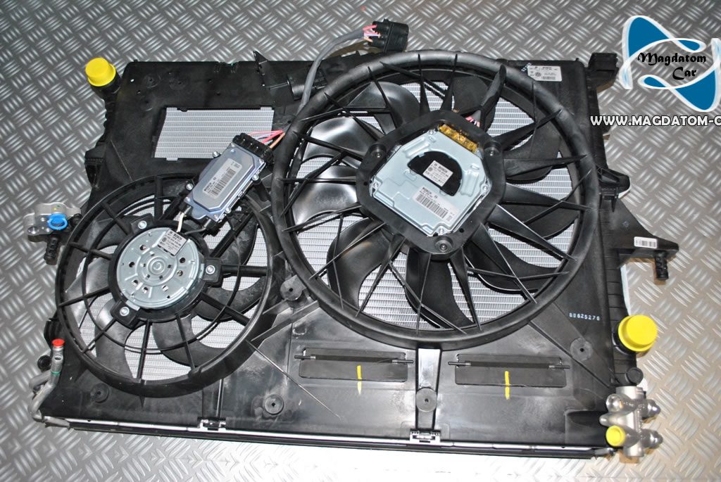 NEW OE WATER COOLER OIL COOLERS + 2X FAN VW TOUAREG AUDI Q7 PORSCHE CAYENNE 7L6121253B