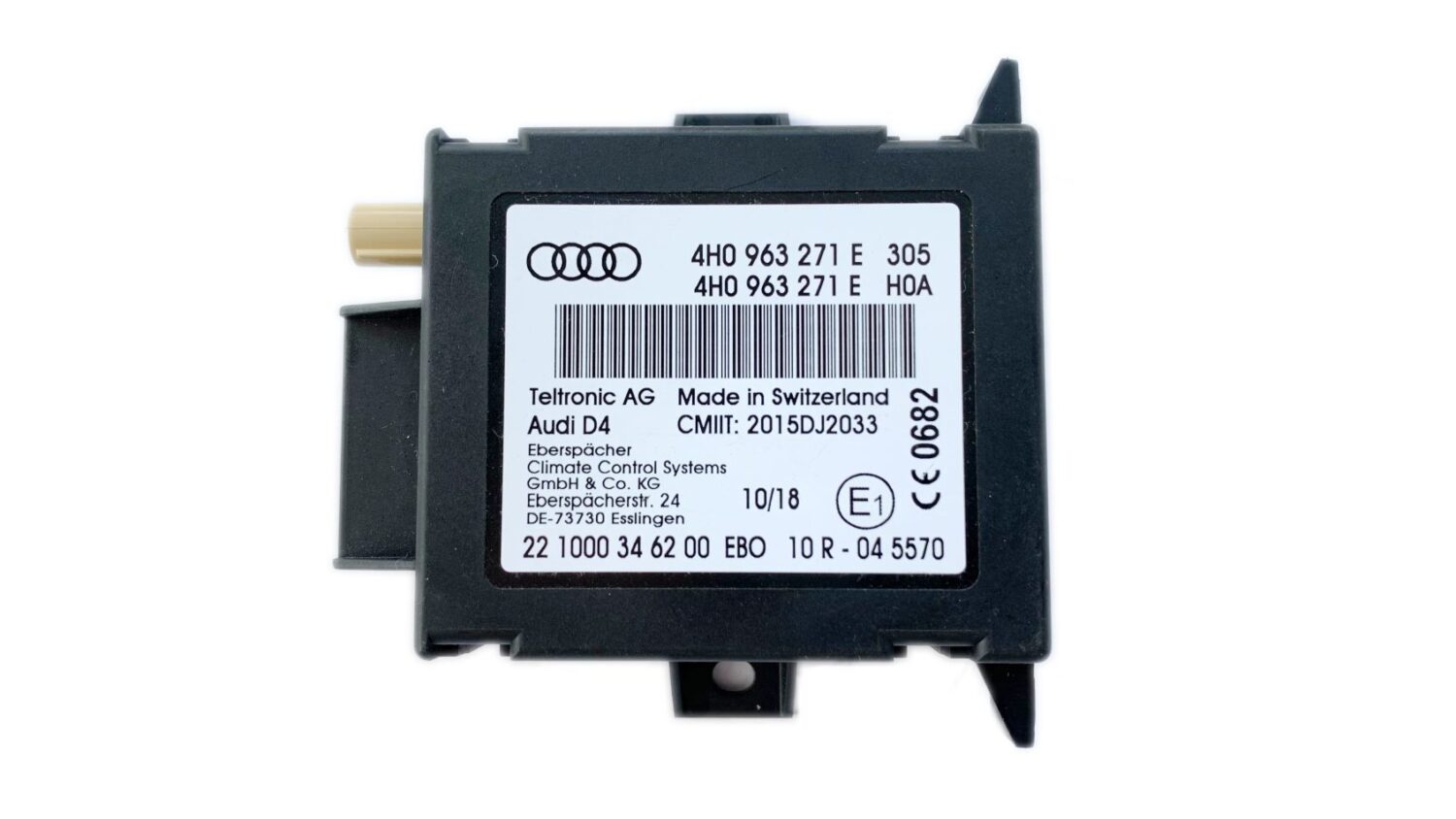 OE REMOTE CONTROL + MODULE PARKING HEATER CONTROLLER WEBASTO AUDI A3 A6 A7 A8 Q5 Q7 Q8 4H0963271E 4H0963511C