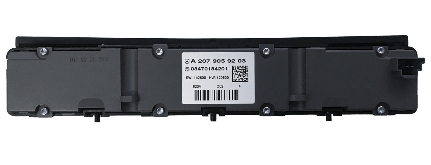 NUOVO PANNELLO DI CONTROLLO OE PULSANTI INTERRUTTORE BLOCCO MERCEDES W207 W212 FACELIFT A2079059203