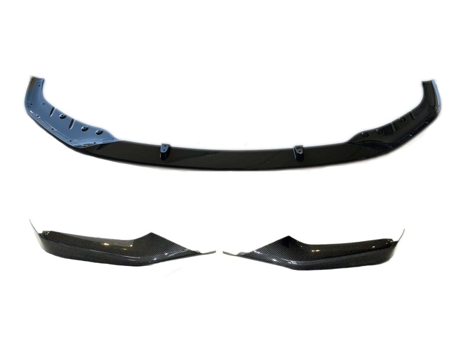 NOUVEAU KIT COMPLET DE PARE-CHOCS EN CARBONE BMW 5 G30 51112414135 DIFFUSEUR ARRIERE + SPOILER AVANT