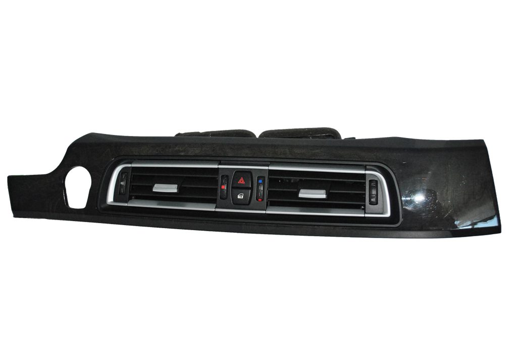 CRUSCOTTO USATO STRISCIA IN LEGNO GRIGLIA DI VENTILAZIONE PANNELLO LUMINOSO BMW 7 F01 F02 LCI 9232145 9192744