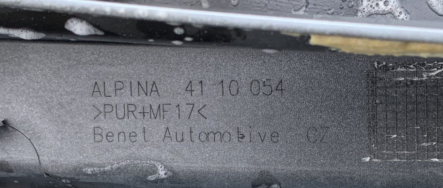 NOVÝ ORIGINÁLNÍ SPOILER NÁRAZNÍKU ALPINA BMW B6 F06 F12 F13 4110054