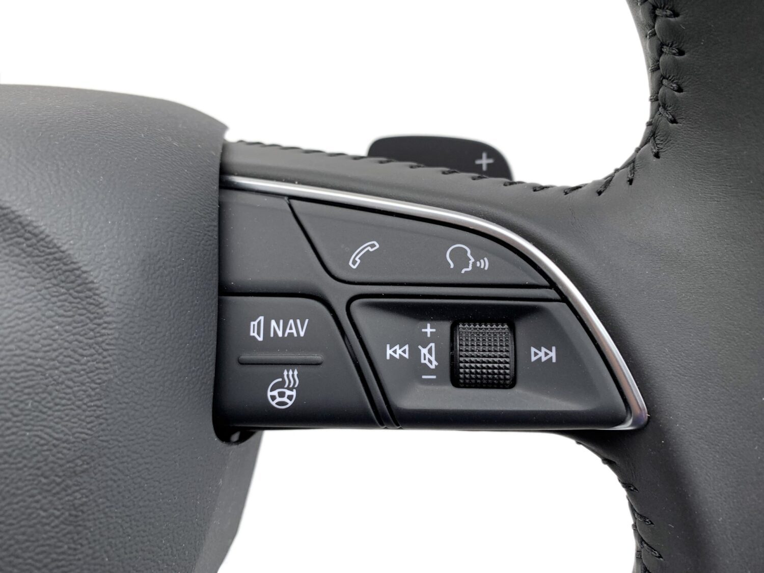 NOUVEAU OE VOLANT CHAUFFANT EN CUIR NOIR AVEC AIRBAG AUDI A4 S4 Q5 Q7 4M0419091B