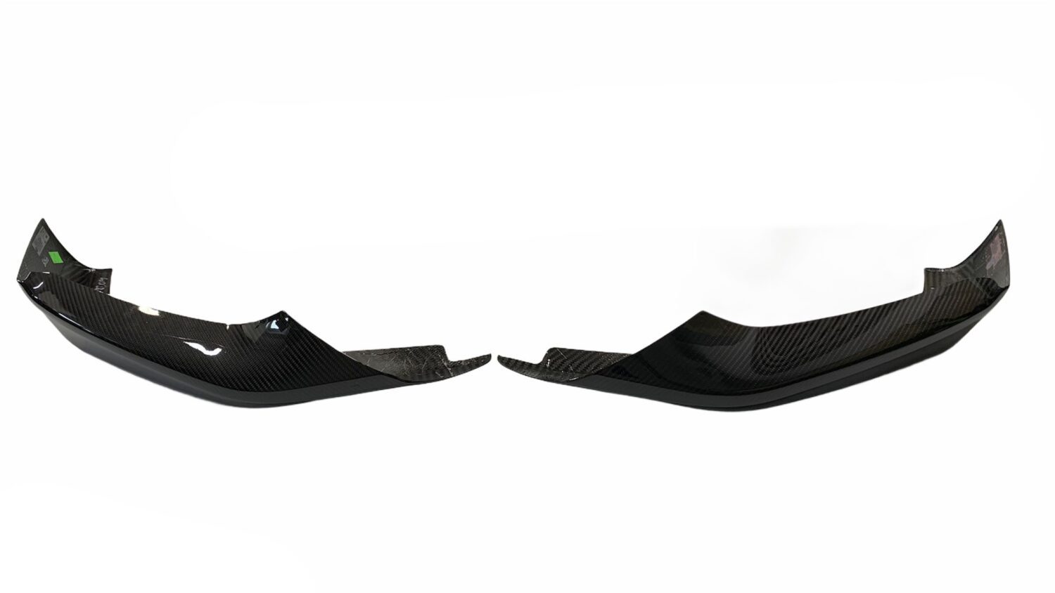 2X NOUVEAUX CAPUCHONS DE SPOILER AVANT OEM CARBONE M-PERFORMANCE BMW 5 G30 G31 51192414131 51192414137