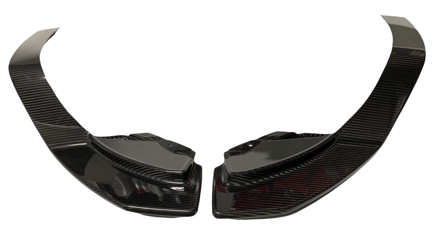 2X NUOVI TAPPI SPOILER ORIGINALI IN CARBONIO AUDI TT SPORT 8S0088541 8S0088542