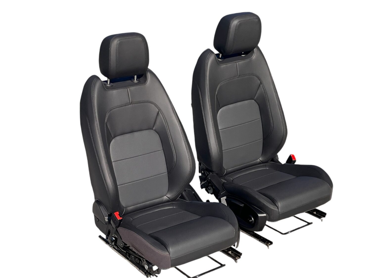 2X NOUVEAUX SIÈGES AVANT VENTILÉS OEM CUIR NOIR JAGUAR I-PACE X590 J9D3-14B719
