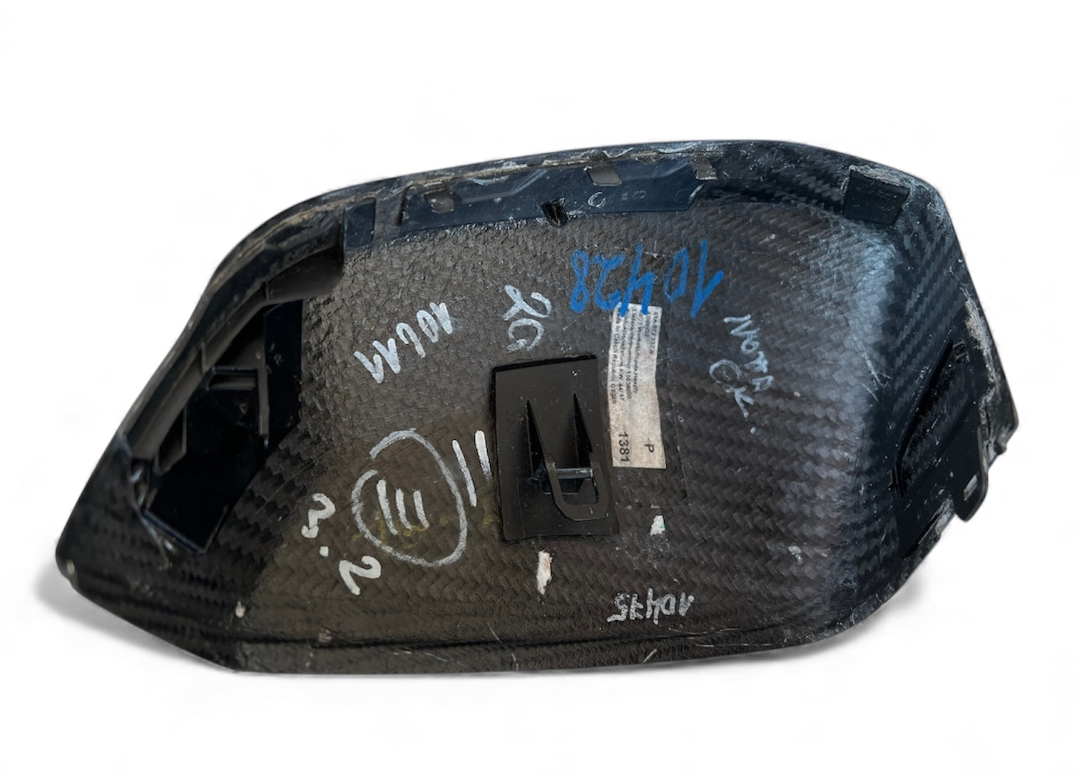 GENUINE COVER MIRROR RIGHT SIDE CARBON AUDI Q2 81A072532B