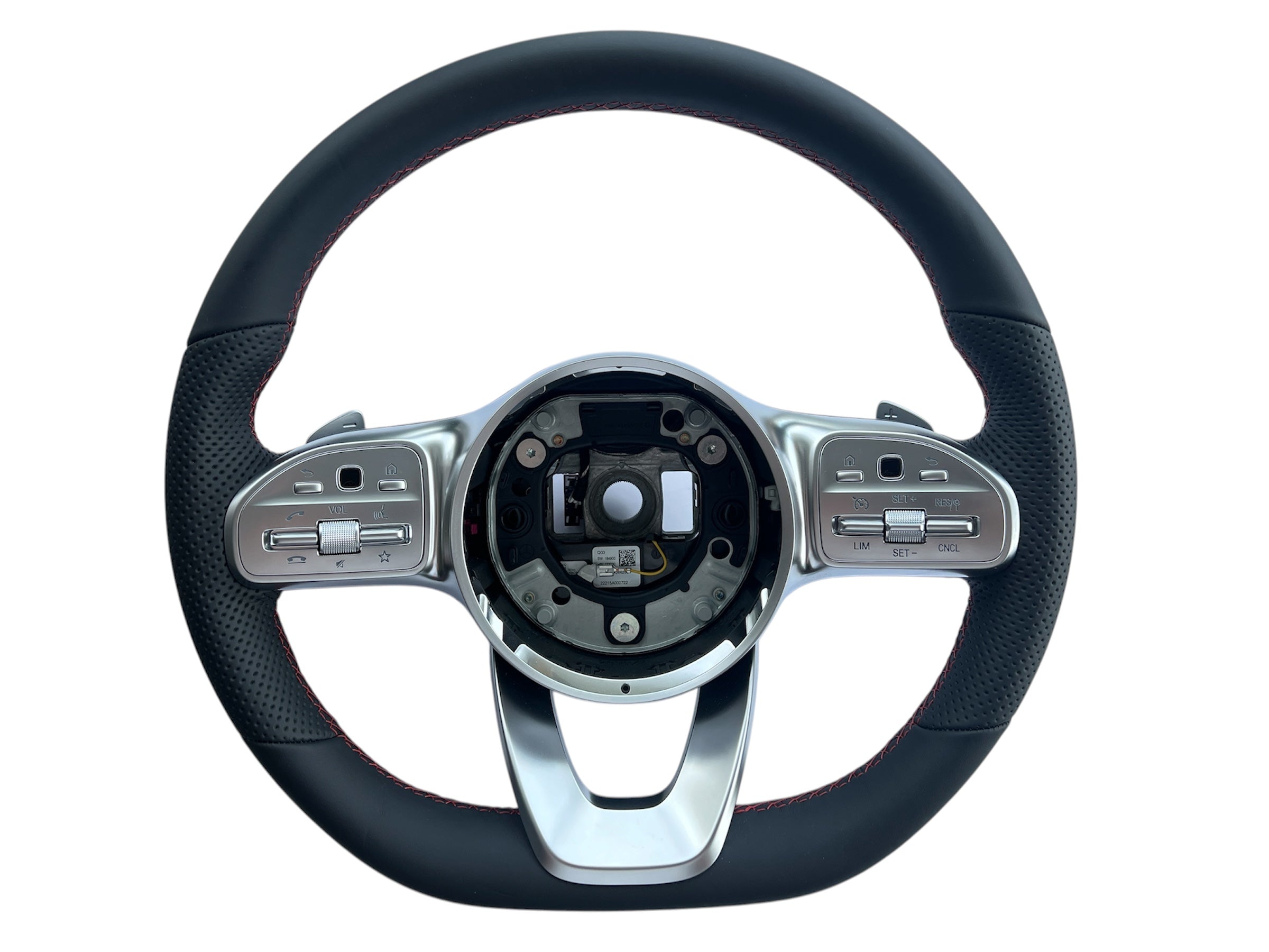 NEW ORIGINAL BLACK LEATHER STEERING WHEEL MULTIFUNCTION MERCEDES GLC X253 C253 CLA C118 W177 GL A0994647903