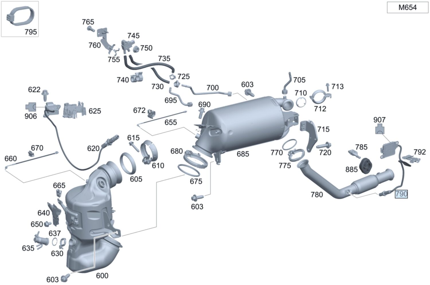 NOWY OE SONDA LAMBDA NOX CZUJNIK MERCEDES W205 CLS A W177 GLE CLA W118 A118 V-KLASSE W447 SPRINTER W910 A0009053109