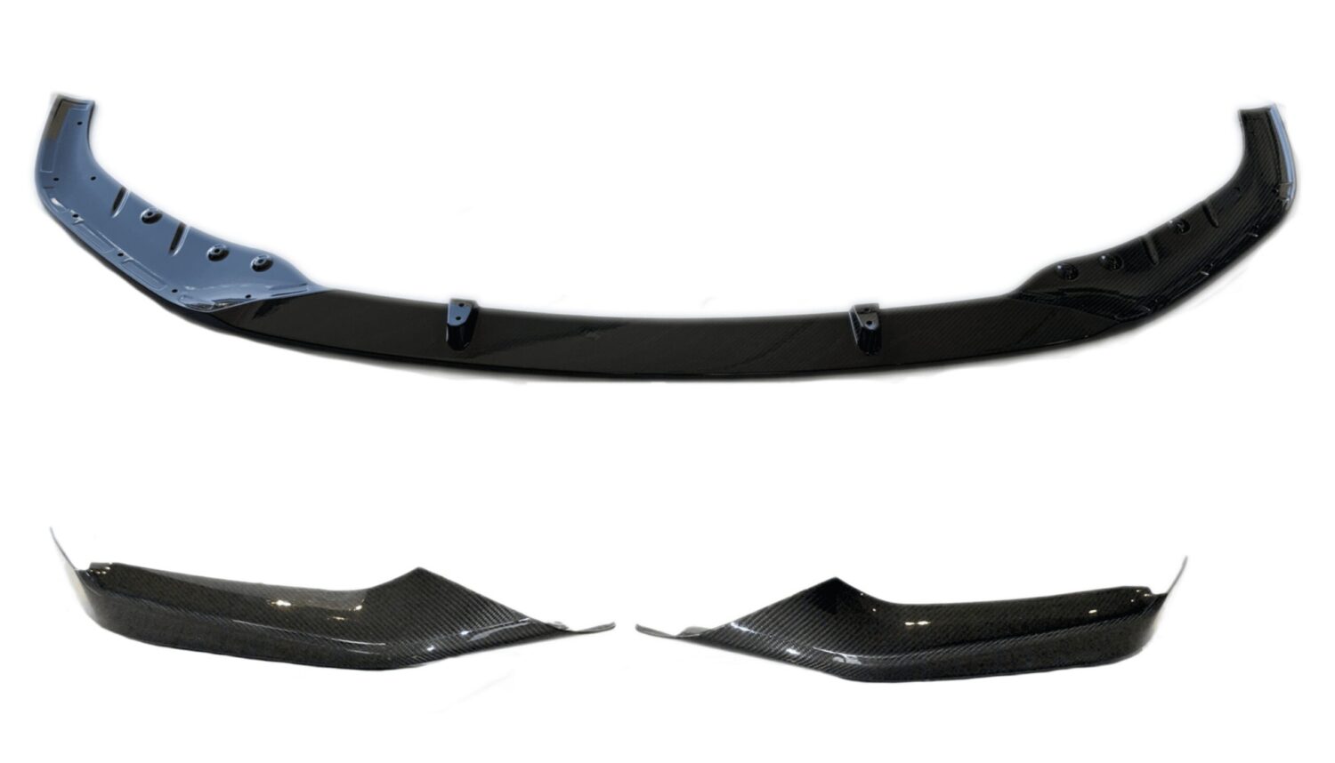 NOUVEAU KIT COMPLET DE PARE-CHOCS EN CARBONE BMW 5 G30 51112414135 DIFFUSEUR ARRIERE + SPOILER AVANT