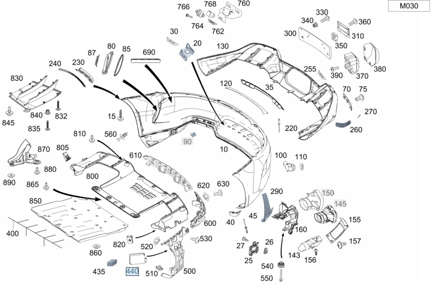 NOUVEAU OE RADAR ASSISTENT REAR SENSOR MERCEDES AMG GT GT C GT S GT R COUPE W190 A190 C190 A0009051609