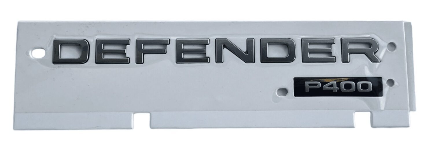 NOUVEAU EMBLÈME ORIGINAL BADGE LAND ROVER DEFENDER P400 N8B2-001B40-CA