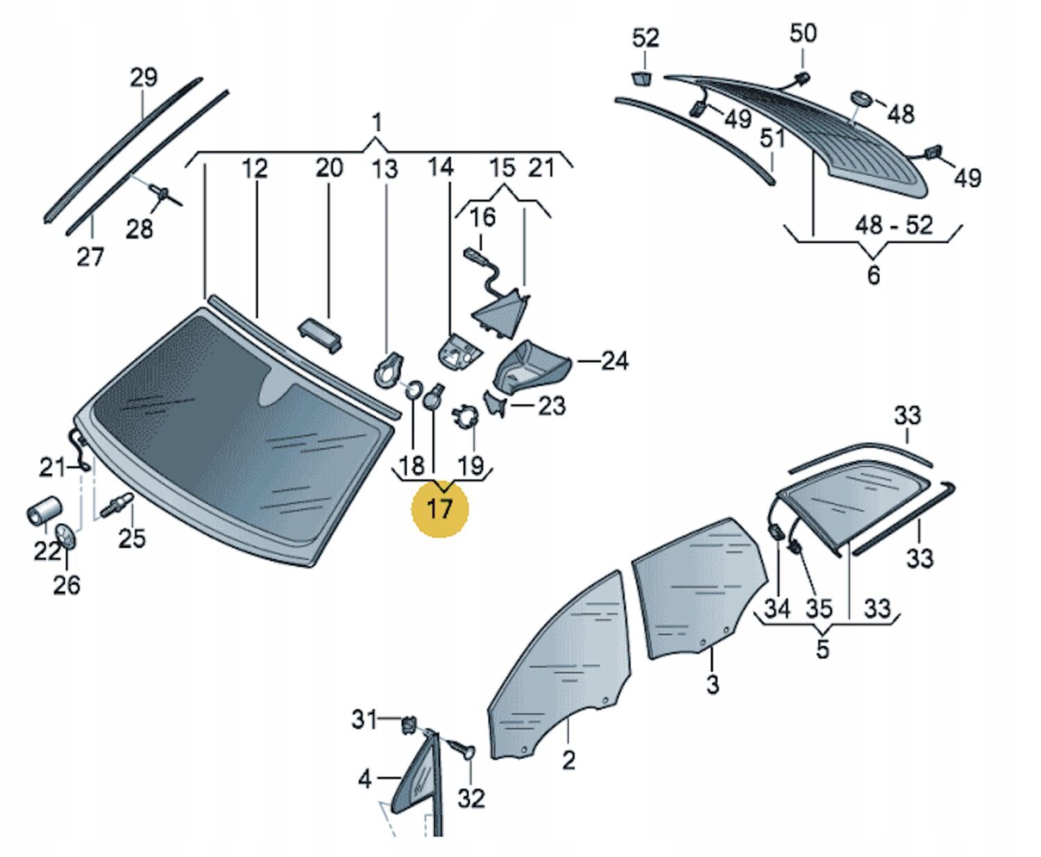 NUOVO SENSORE PIOGGIA OE AUDI A3 VW BORA GOLF MAGOTAN T-CROSS TAYRON SEAT IBIZA LEON SKODA KORAQ FABIA OCTAVIA 81D907253