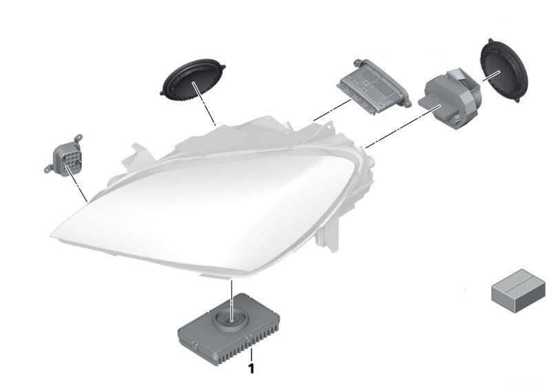 NUOVO MODULO LED OE CONTROLLO ZKW BMW 6 F06 F12 F13 X5 X6 7116114399 , 7268672