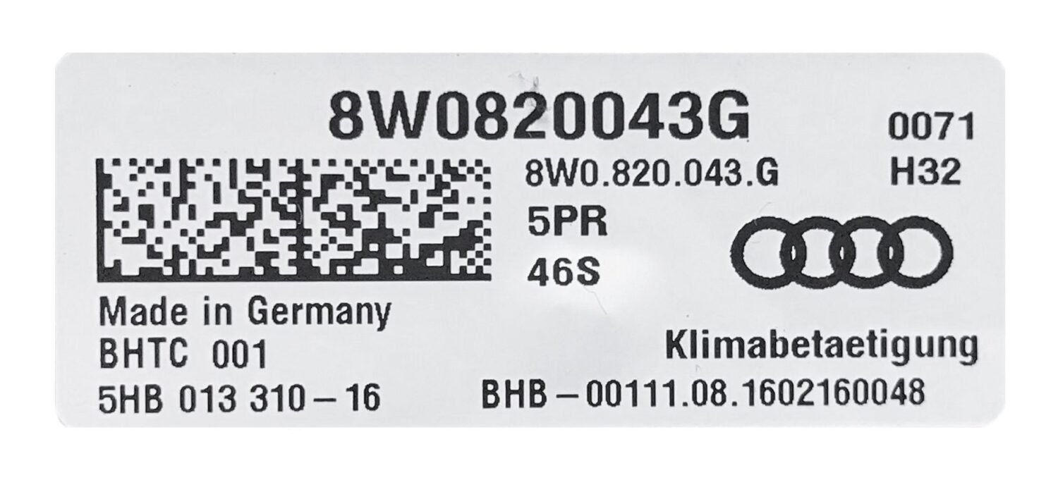 NOUVEAU PANNEAU DE CLIMATISATION OE KLIMATRONIK KLIMA AUDI A4 S4 A5 S5 RS5 Q5 SQ5 8W0820043G