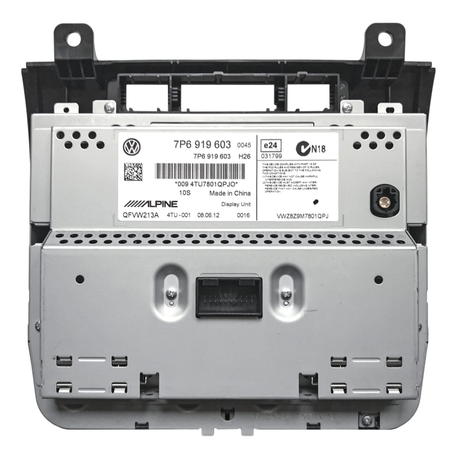 NOUVEAU OE MONITEUR NAVIGATION LCD NAVI MMI DISPLAY TOUCH ALPINE VW TOUAREG 7P6919603