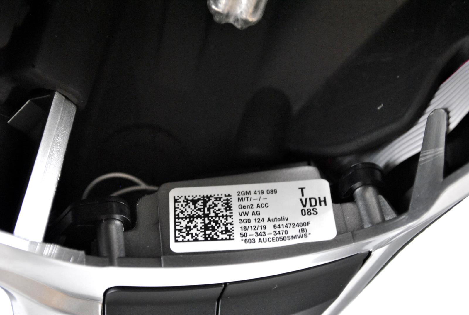 NUOVO OE. VOLANTE DSG IN PELLE NERA VW PASSAT B8 T-CROSS 2GM419089T