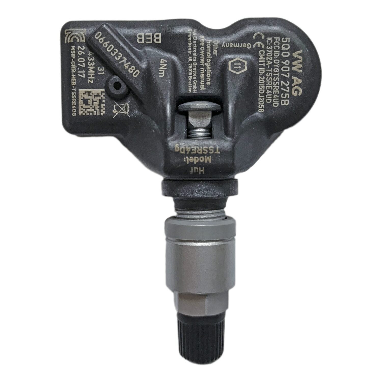 NOUVEAU CAPTEUR DE PRESSION DES PNEUS VW TOUAREG TIGUAN SKODA RAPID SUPERB AUDI Q1 Q3 Q4 Q7 5Q0907275B
