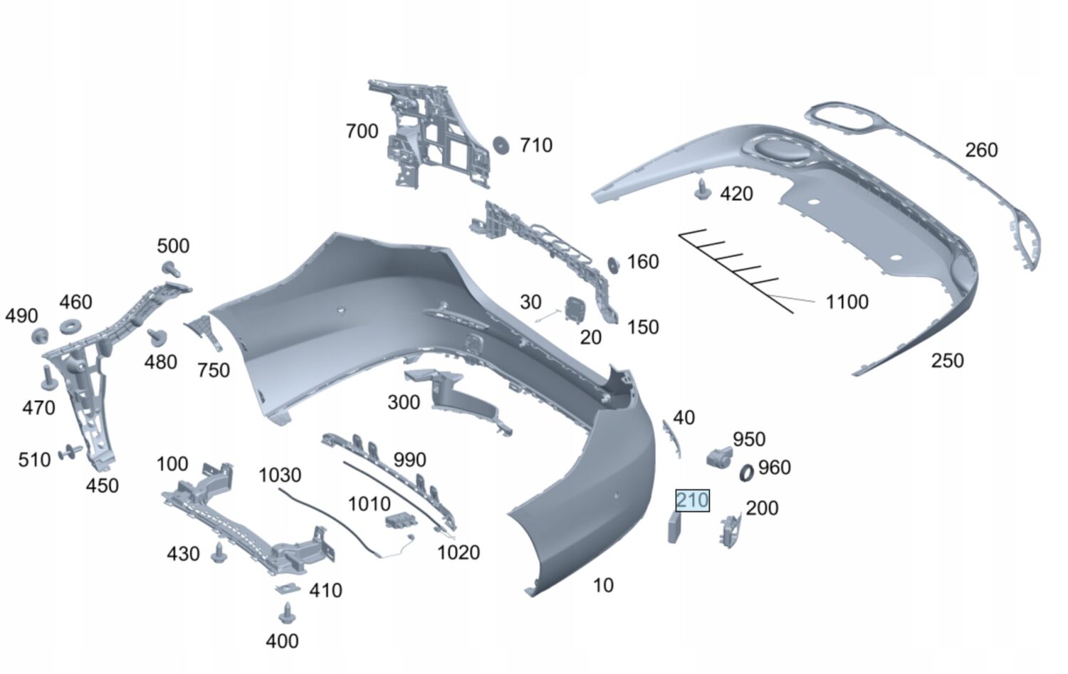 NOVÝ OE SENZOR RADARU ASISTENTA MRTVÉHO ÚHLU ZADNÍ MERCEDES C W206 S W223 W232 AMG SL 43 W254 GLC W295 EQE W297 EQS A0009000845 A0009003138 A0009004943