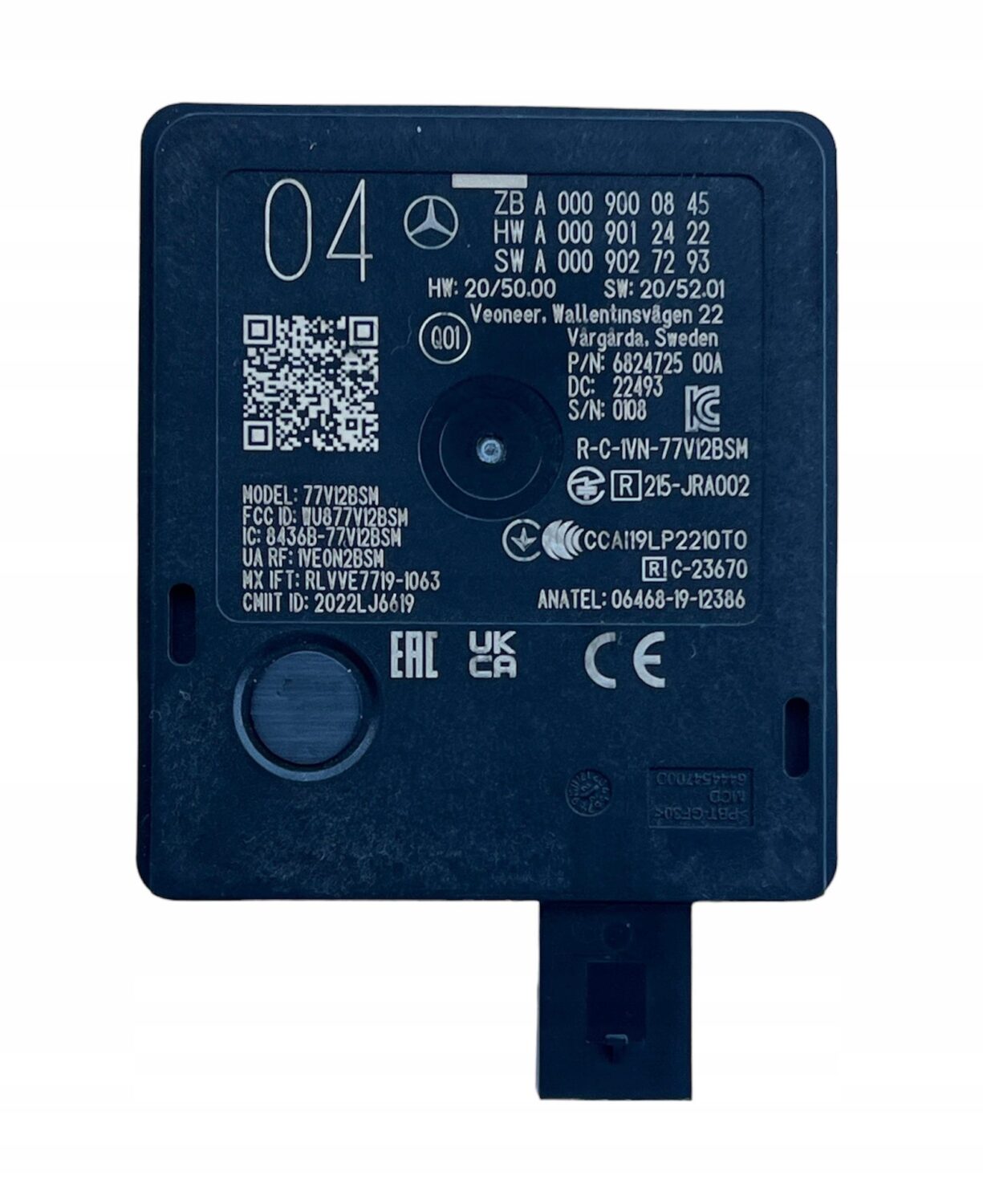NOVÝ OE SENZOR RADARU ASISTENTA MRTVÉHO ÚHLU ZADNÍ MERCEDES C W206 S W223 W232 AMG SL 43 W254 GLC W295 EQE W297 EQS A0009000845 A0009003138 A0009004943
