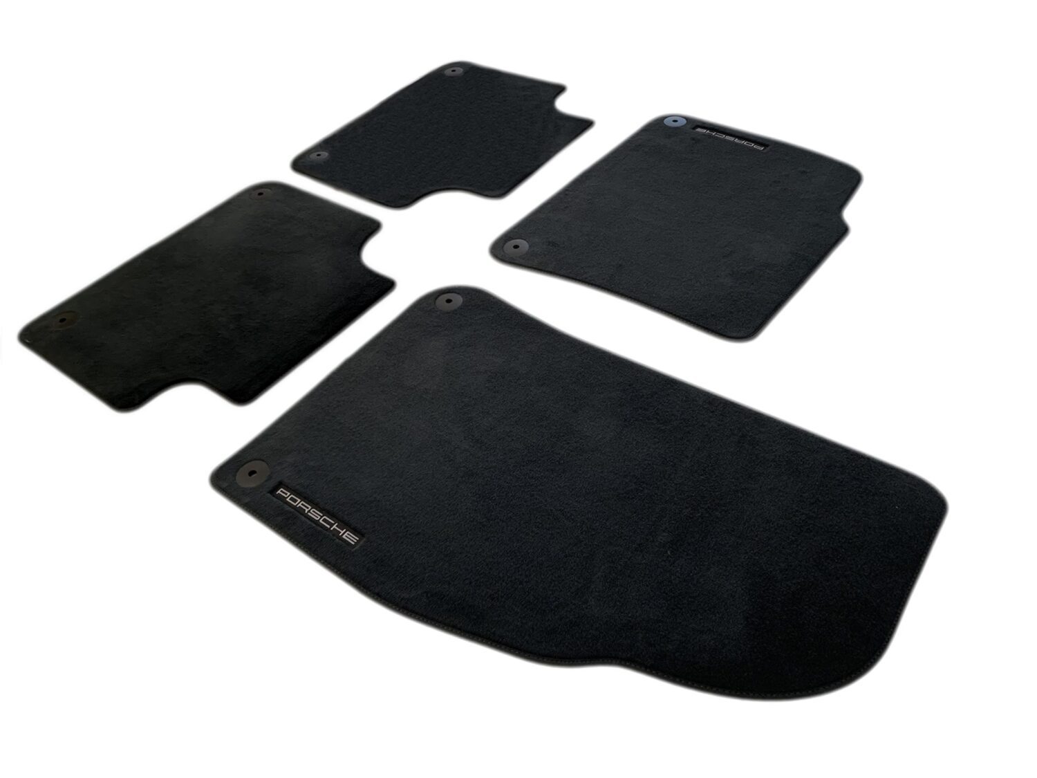 NUOVI TAPPETINI ORIGINALI IN VELLUTO SET DI 4X PORSCHE CAYENNE 9Y1863011 0S5