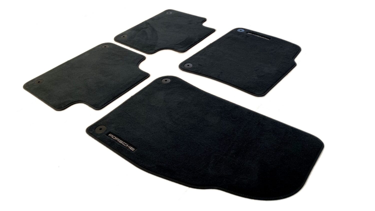 NUOVI TAPPETINI ORIGINALI IN VELLUTO SET DI 4X PORSCHE CAYENNE 9Y1863011 0S5