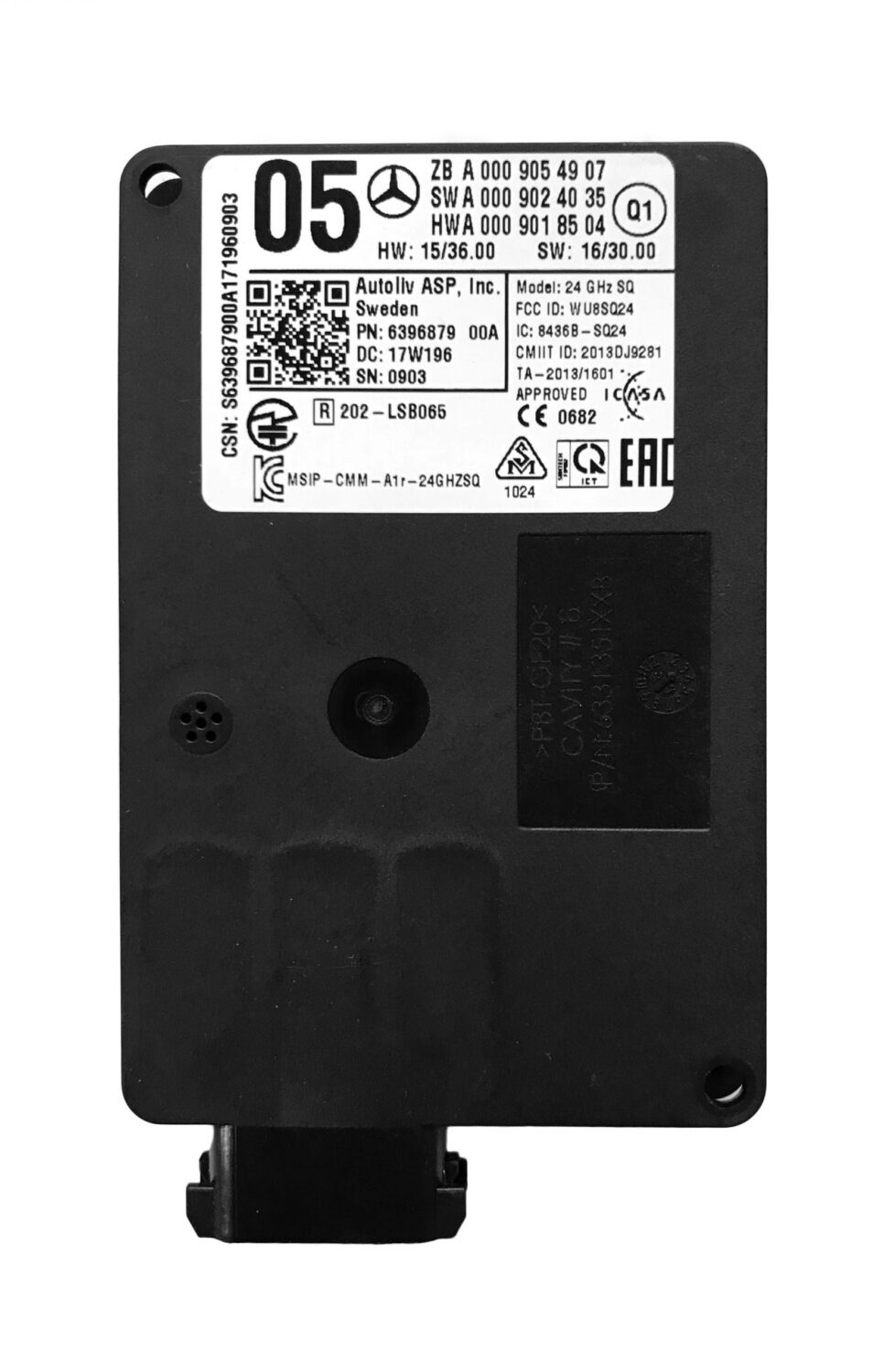 Nowy Oryginal Radar Assistent Mercedes W205 CLA GLA GLC GLE GLS  SLK ML W166 A0009054907