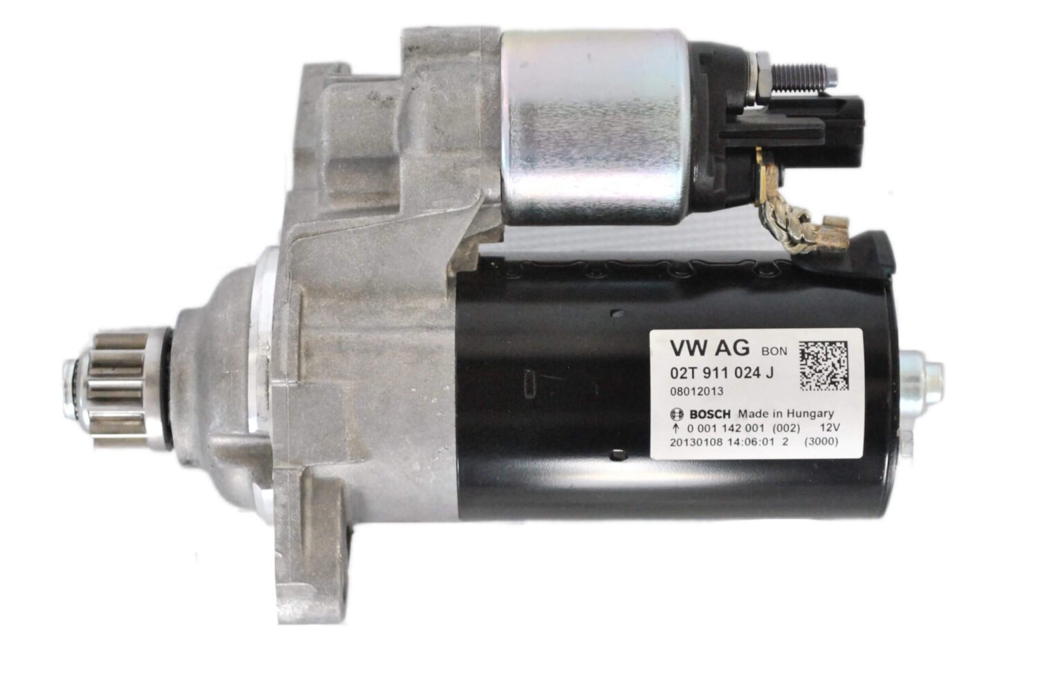 NOVÝ OE STARTÉR BOSCH 02T911024J VW POLO AUDI A1 A3 SKODA FABIA SEAT LEON TOLEDO