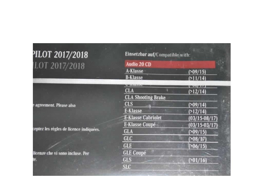 NEW OE MAP GARMIN MAP PILOT V. 9.0 2018 SD MAP MERCEDES CLA GLA CLS GLC GLE W246 W176 A2189061903
