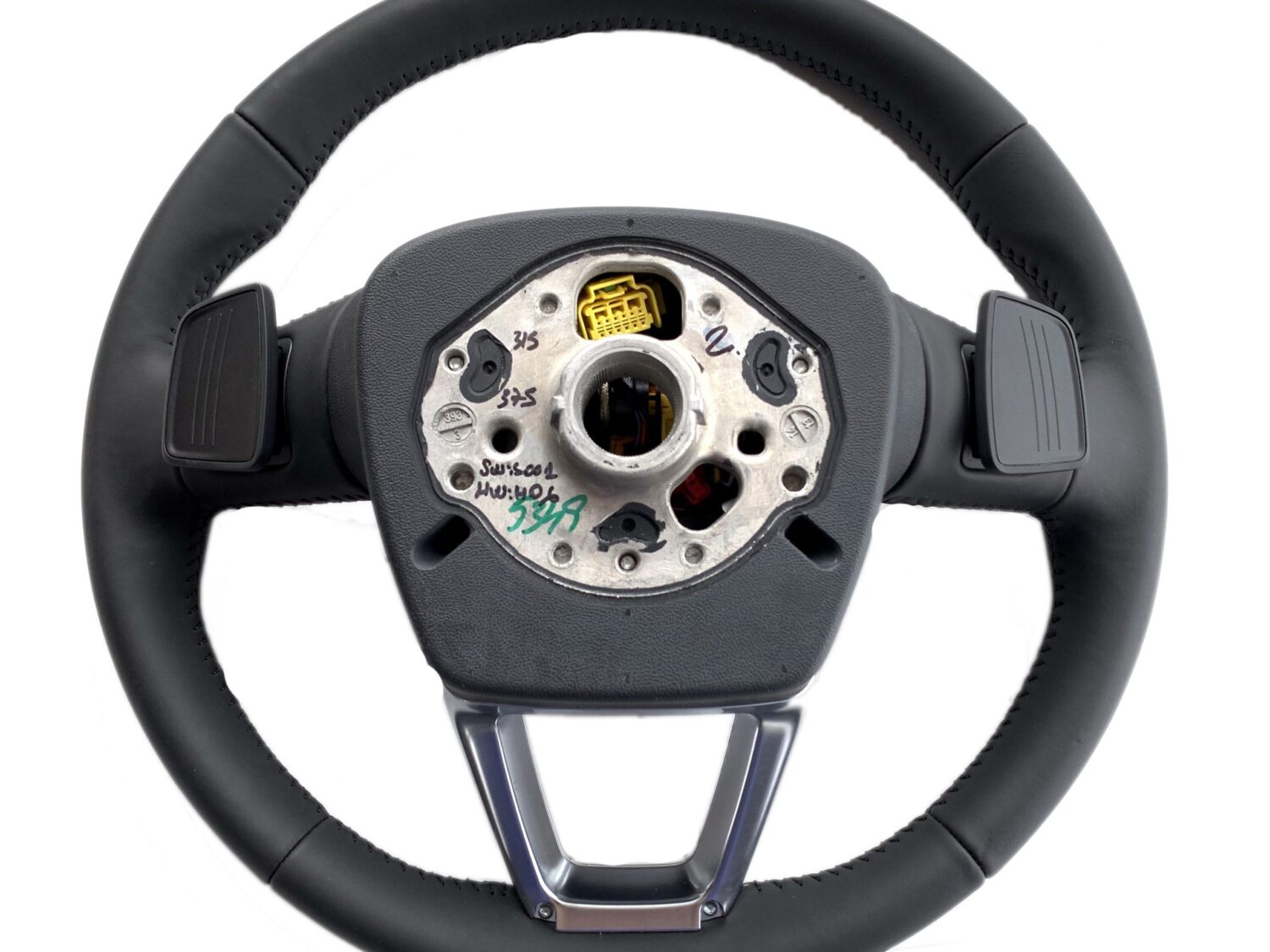 NOUVEAU OE VOLANT CHAUFFANT EN CUIR NOIR AVEC AIRBAG AUDI A4 S4 Q5 Q7 4M0419091B