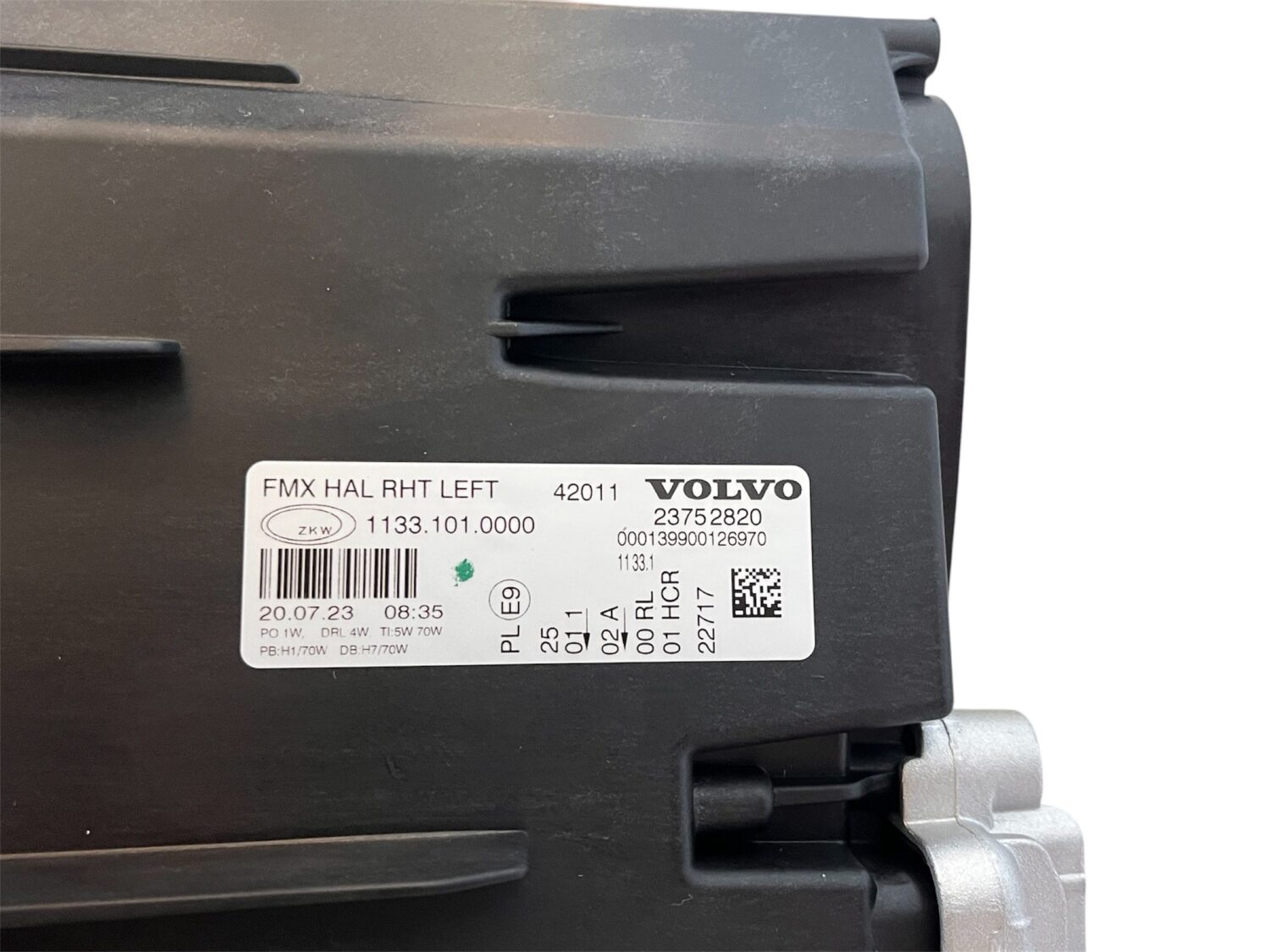 2X NUOVI FARI ALOGENI OE H7 LAMPADE FARI VOLVO FM5 CAMION FMX 2020 -23752821 + 23752820