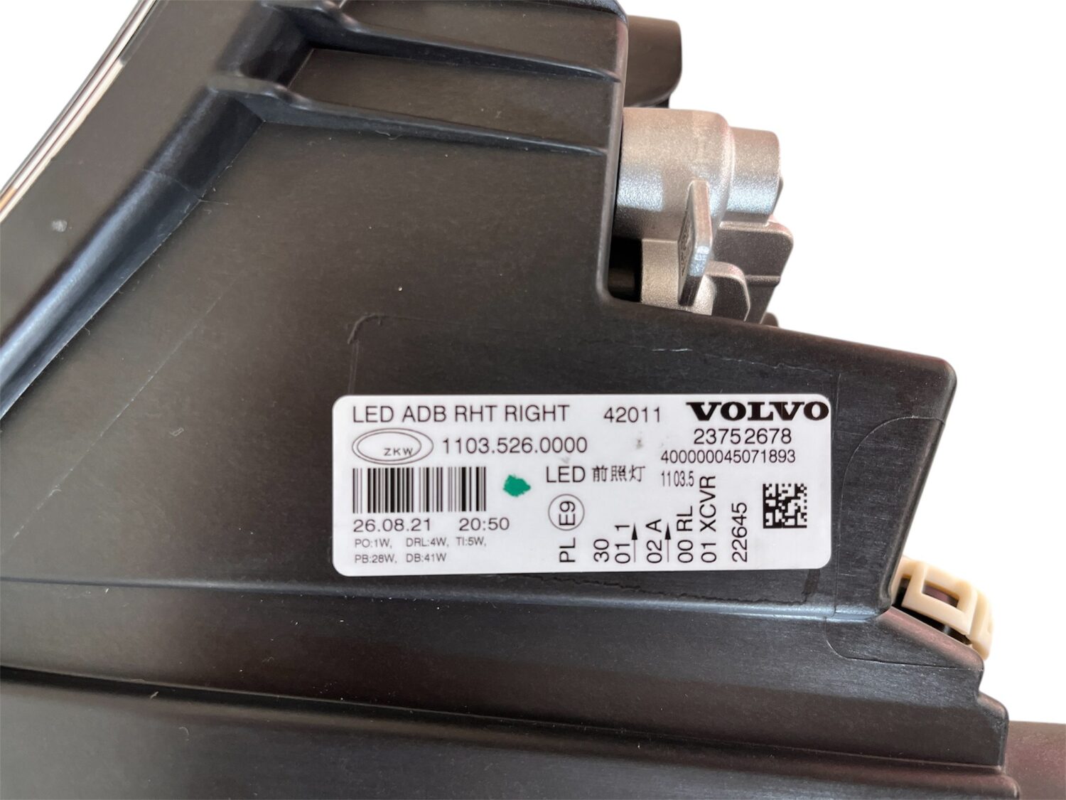 2X NOWE OE REFLEKTORY LED REFLEKTOR LAMPY VOLVO FH5 FM5 TRUCK FMX 2020 - 23752680 + 23752678