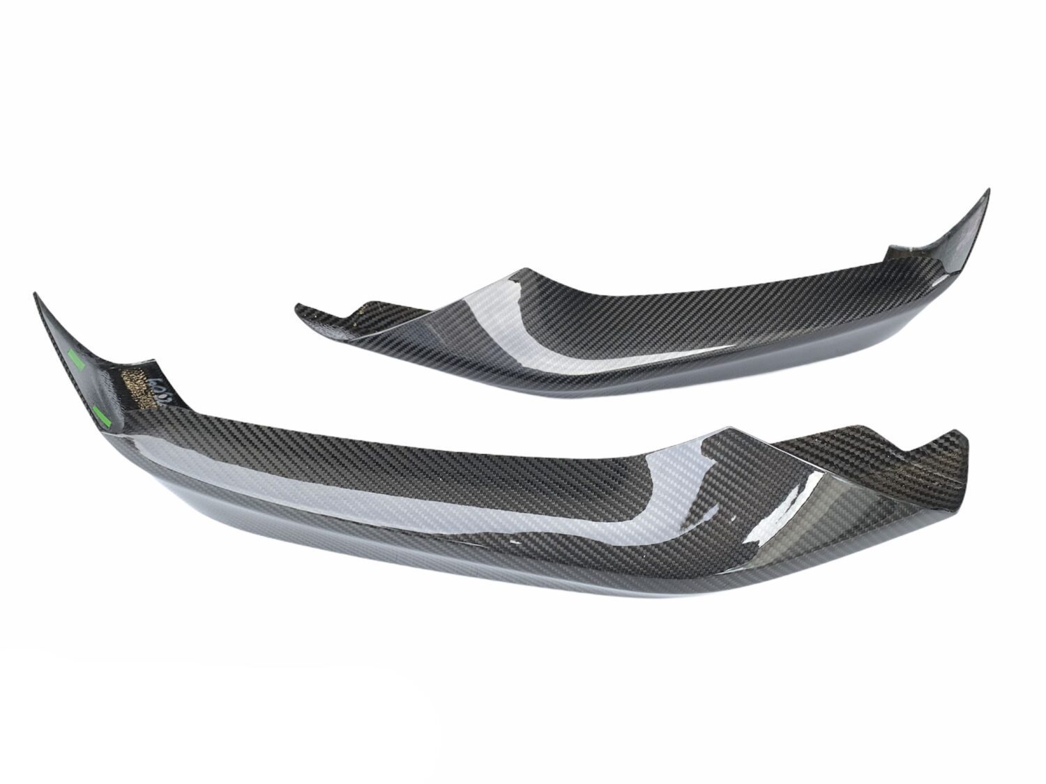 2X NOUVEAUX CAPUCHONS DE SPOILER AVANT OEM CARBONE M-PERFORMANCE BMW 5 G30 G31 51192414131 51192414137