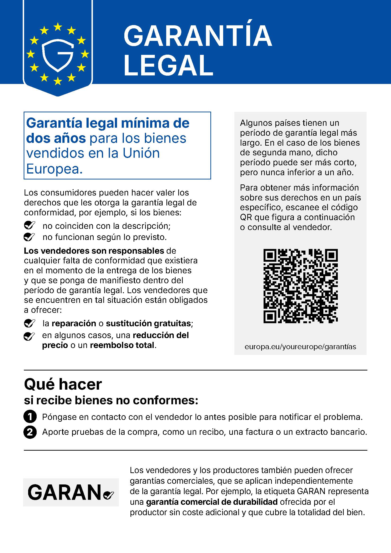 Garantía legal de conformidad