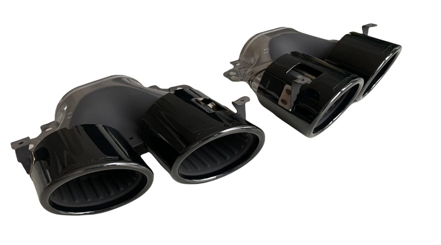 2X EMBOUT D'ÉCHAPPEMENT MERCEDES A A45S AMG W177 GT53 W290 GLA CLA GLE53 W167 GT 53 A0004901500 A0004901600