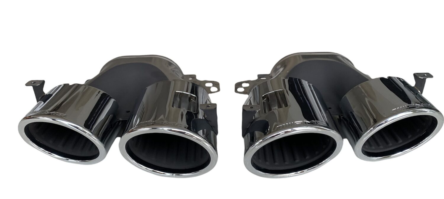 2X NOUVEAU EMBOUT D'ECHAPPEMENT MERCEDES A45 S AMG W177 GT53 W290 GLA CLA GLE53 W167 GT 53 A0004901300 A0004901400