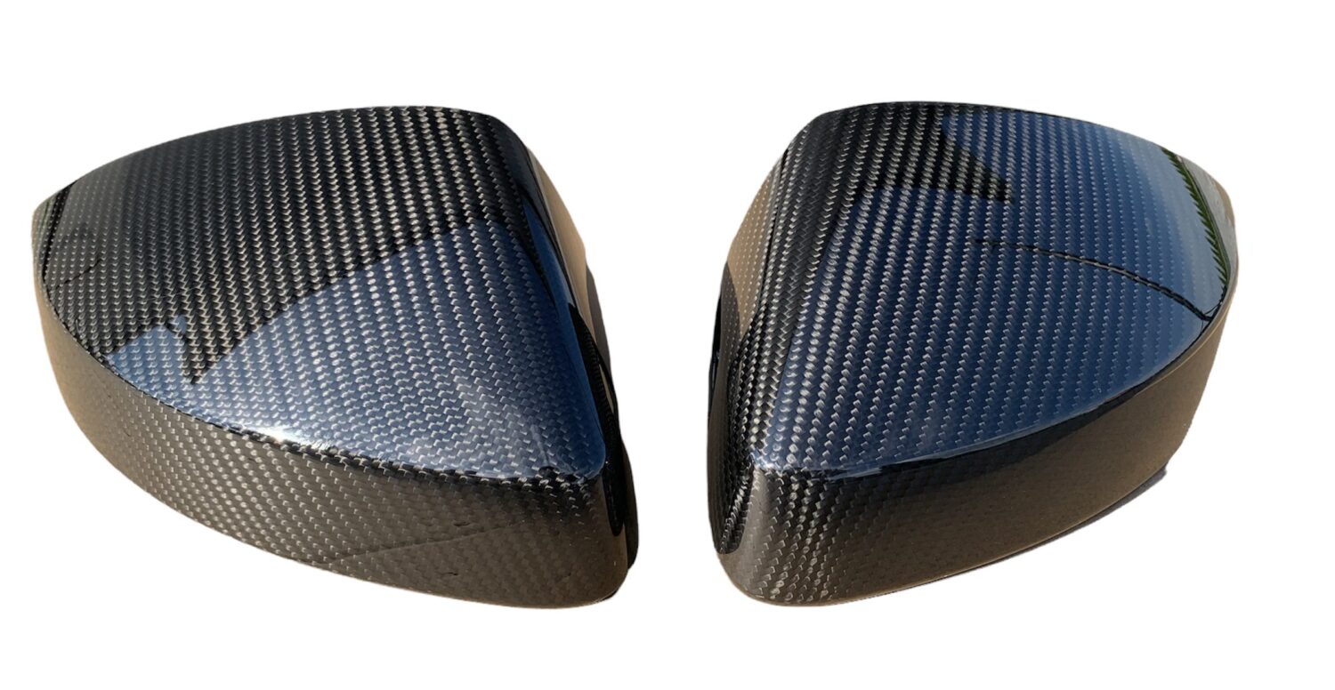 2X COPERTURA ALLOGGIAMENTO SPECCHIO CARBONIO AUDI A3 S3 RS3 8V 8V0857527E / 528E 8V0072530C