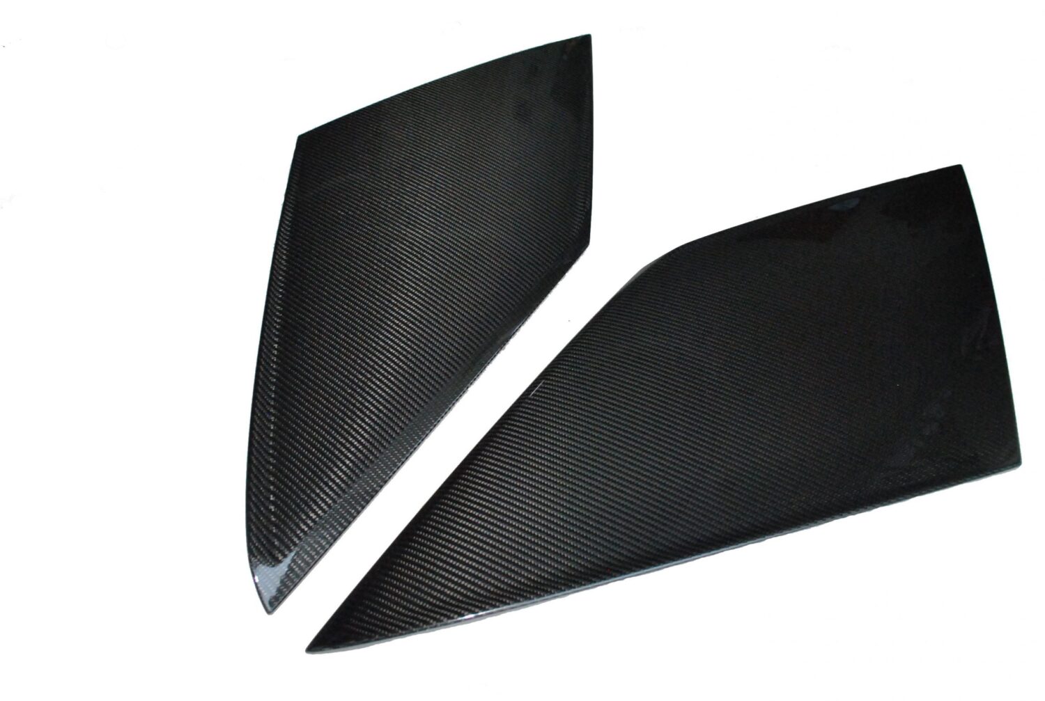 2X NEW ORIGINAL CARBON SIDE PANEL CAPS AUDI Q2 SQ2 81A071352A 81A071350A3Q0