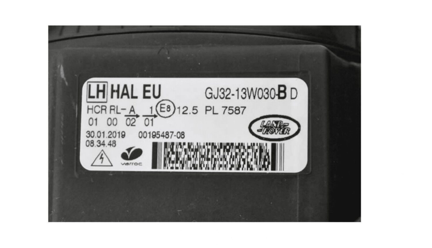2X NOWE ORYGINALNE REFLEKTORY REFLEKTOR LAMPY RANGE ROVER EVOQUE GJ32-13W030-BD
