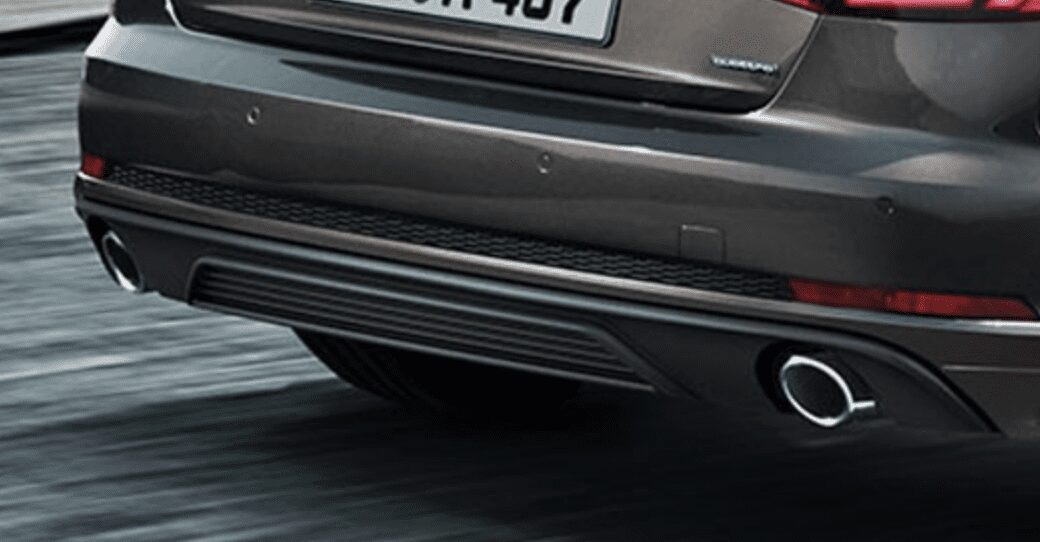 NEW ORIGINAL REAR DIFFUSER BLACK-MAT SPOILER AUDI A4 S4 AVANT QUATTRO 8W 8W0071611B