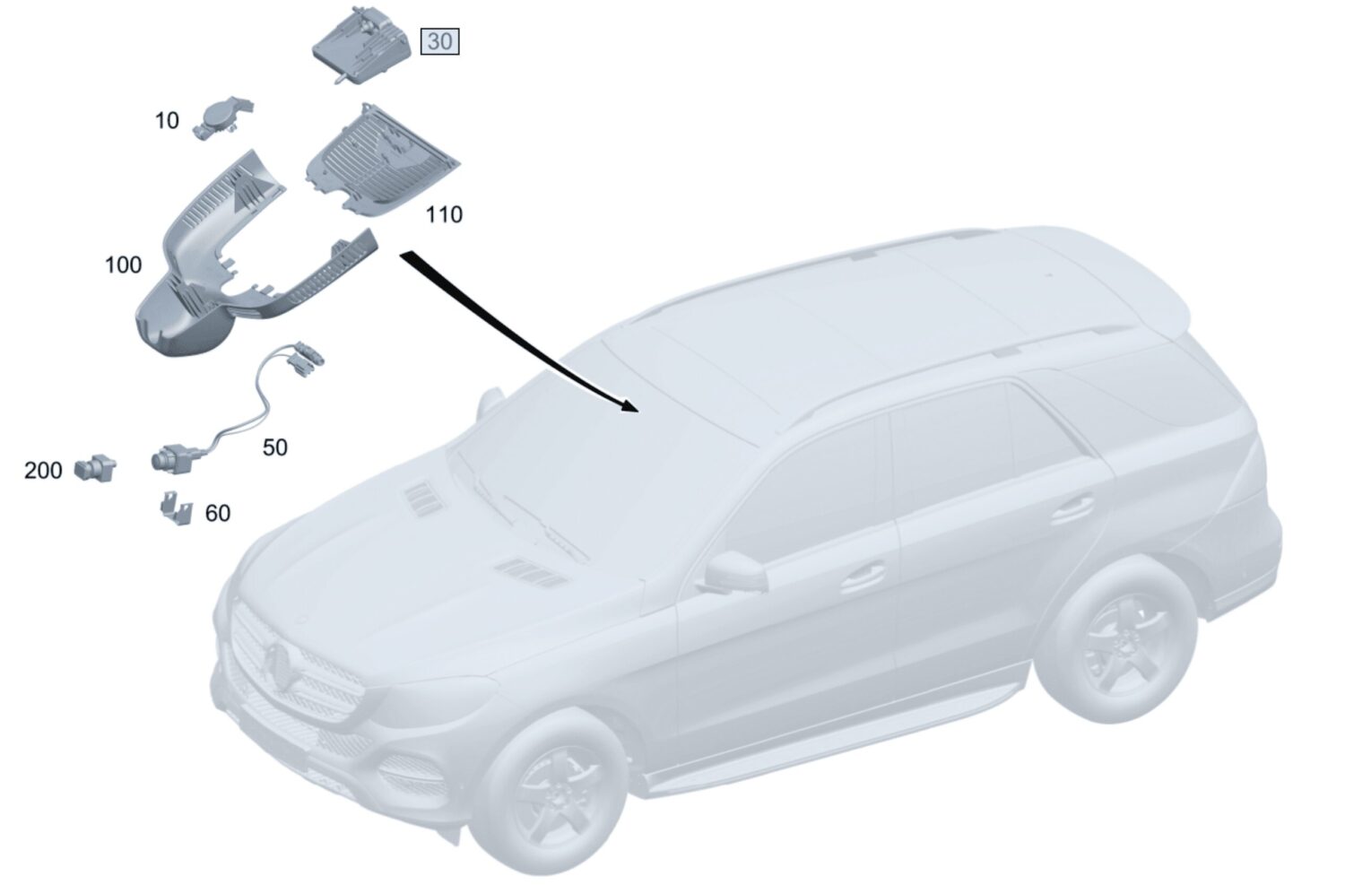 NOWA OE KAMERA MULTI PURPOSE PRZEDNIA MERCEDES CLA W118 W167 W177 W205 W213 W238 W243 W247 W222 W253 GLC W257 A290 W290 W910 A2479002516