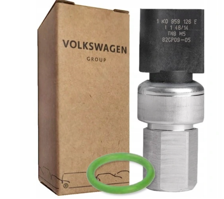 NEUER ORIGINAL DRUCKSCHALTER KLIMAANLAGEN-DRUCKSENSOR VW AUDI SEAT SKODA 1K0959126D