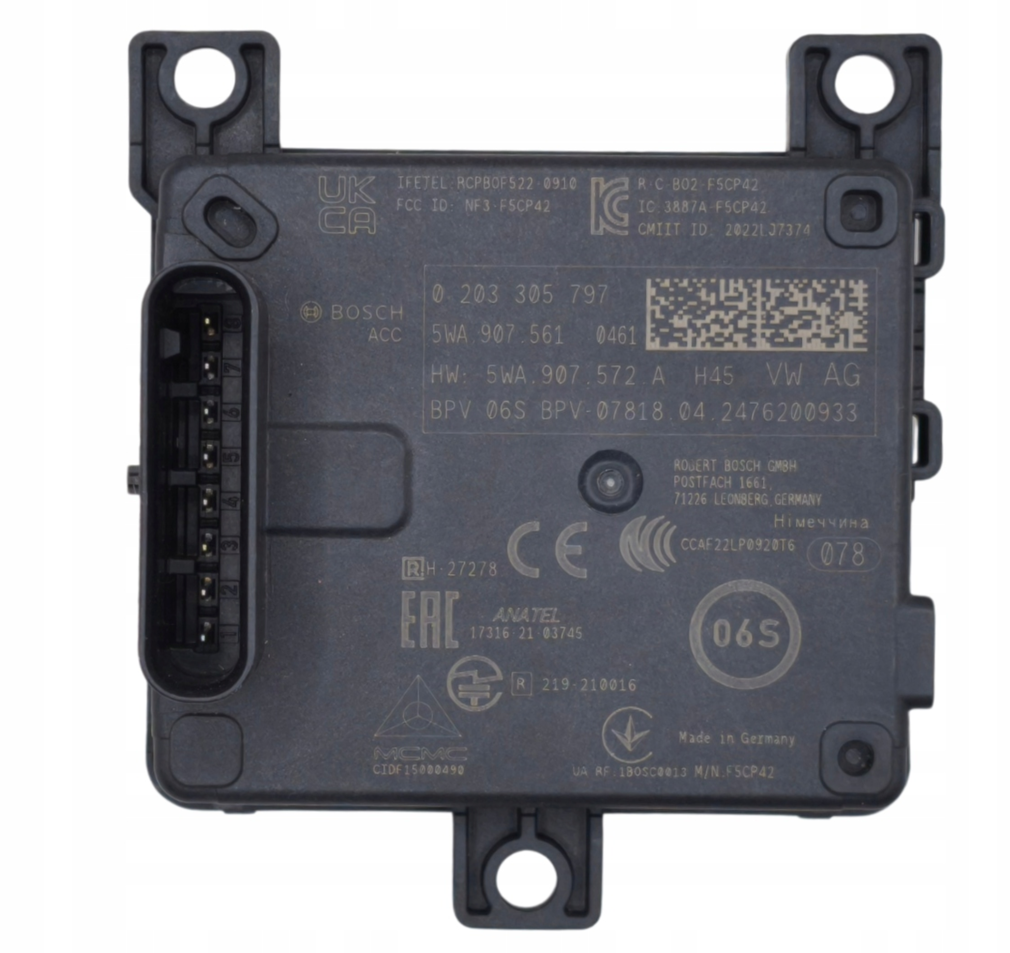5WA907561 RADAR CZUJNIK ACC AUDI A3 8Y RS3 CUPRA 