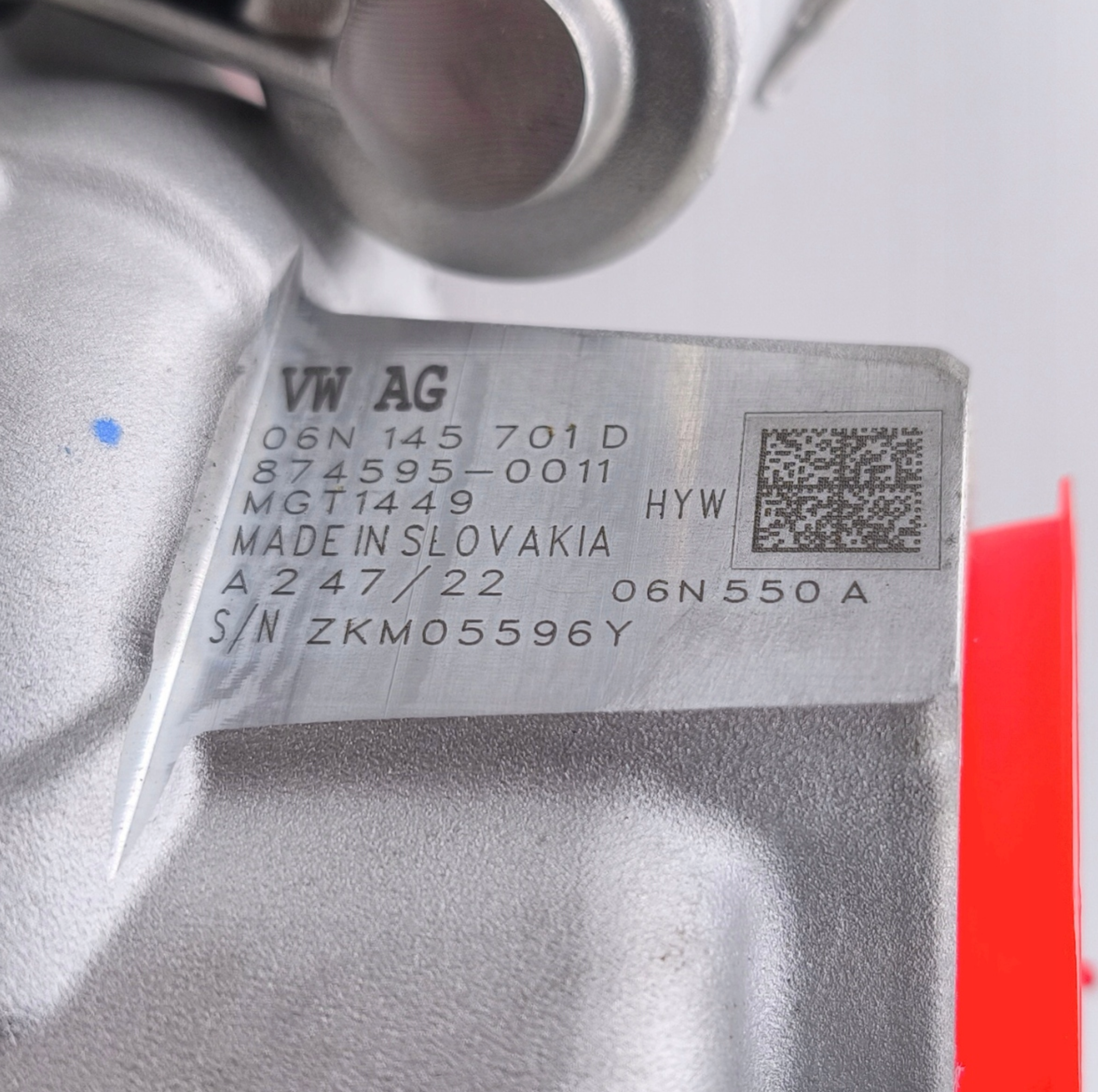 06N145701D TURBOSPRĘŻARKA AUDI A4